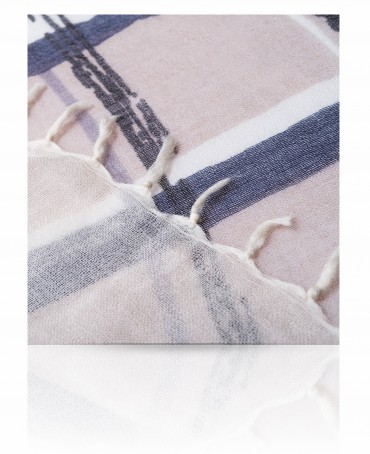 Палантин Женский W-ROSE.CHECKS/GREY